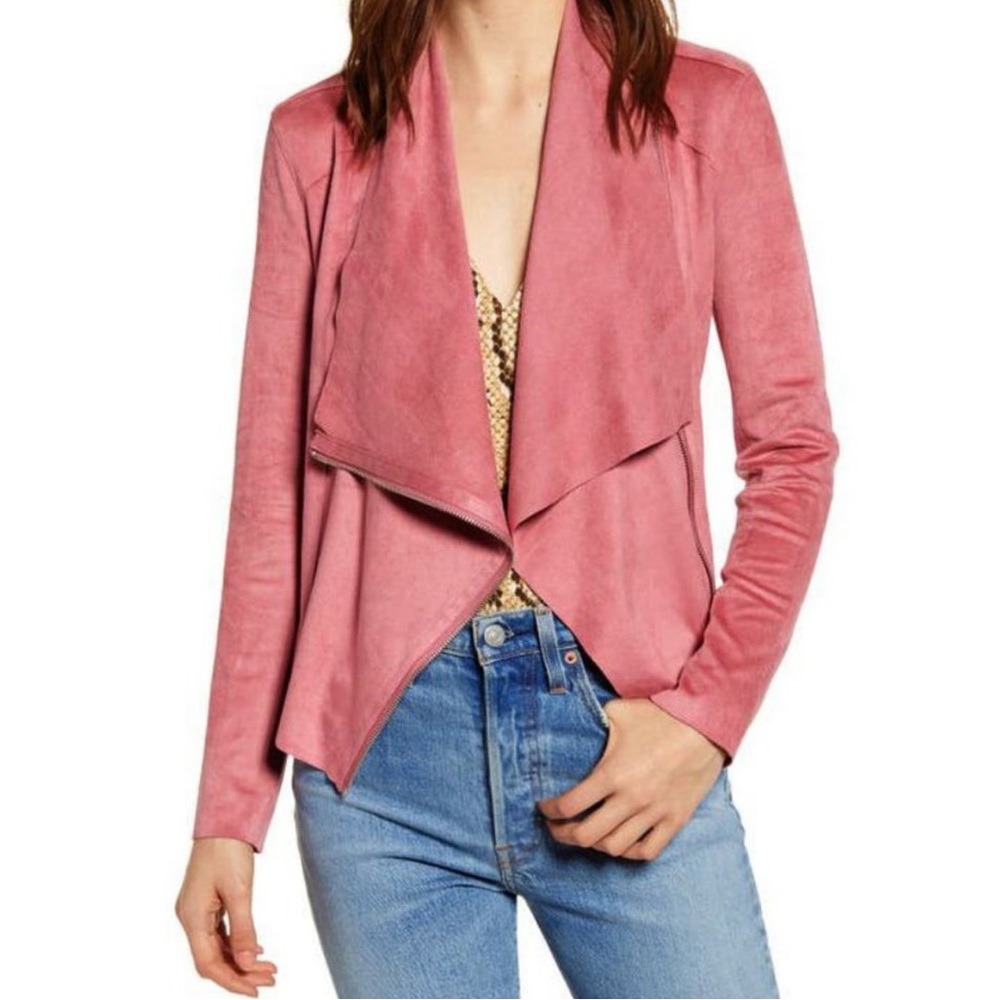 Blank NYC Pink Suede Jacket